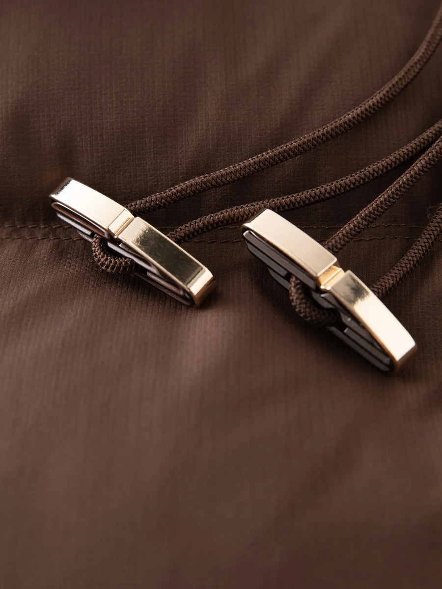 Women's Warm Brown Puffer Jacket