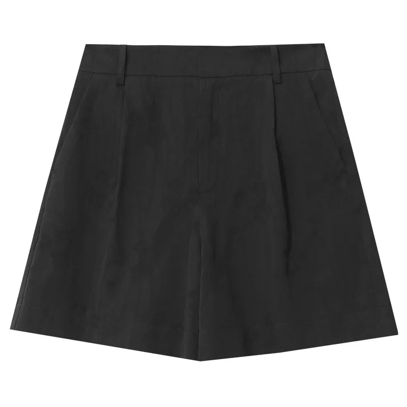 Women’s Cotton Wide-Leg Shorts Casual Jacquard Loran