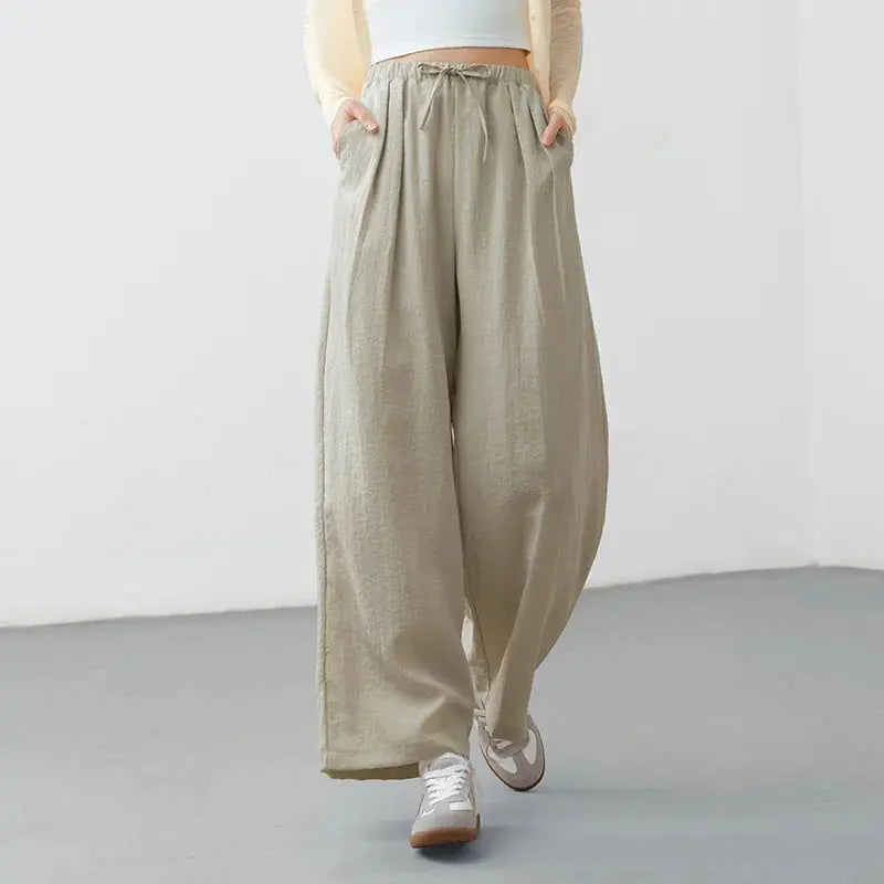 Women's Loose Casual Texture Pants