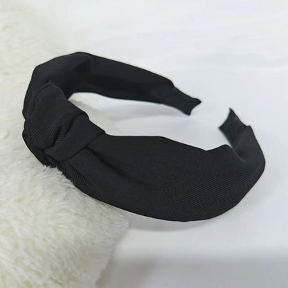 Leopard & Black Knot Wide Headbands for Women Retro Style