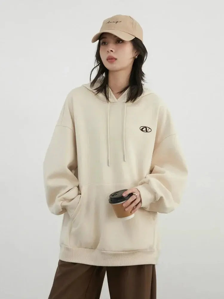 Women's Plush Drawstring Hoodie - Loran
