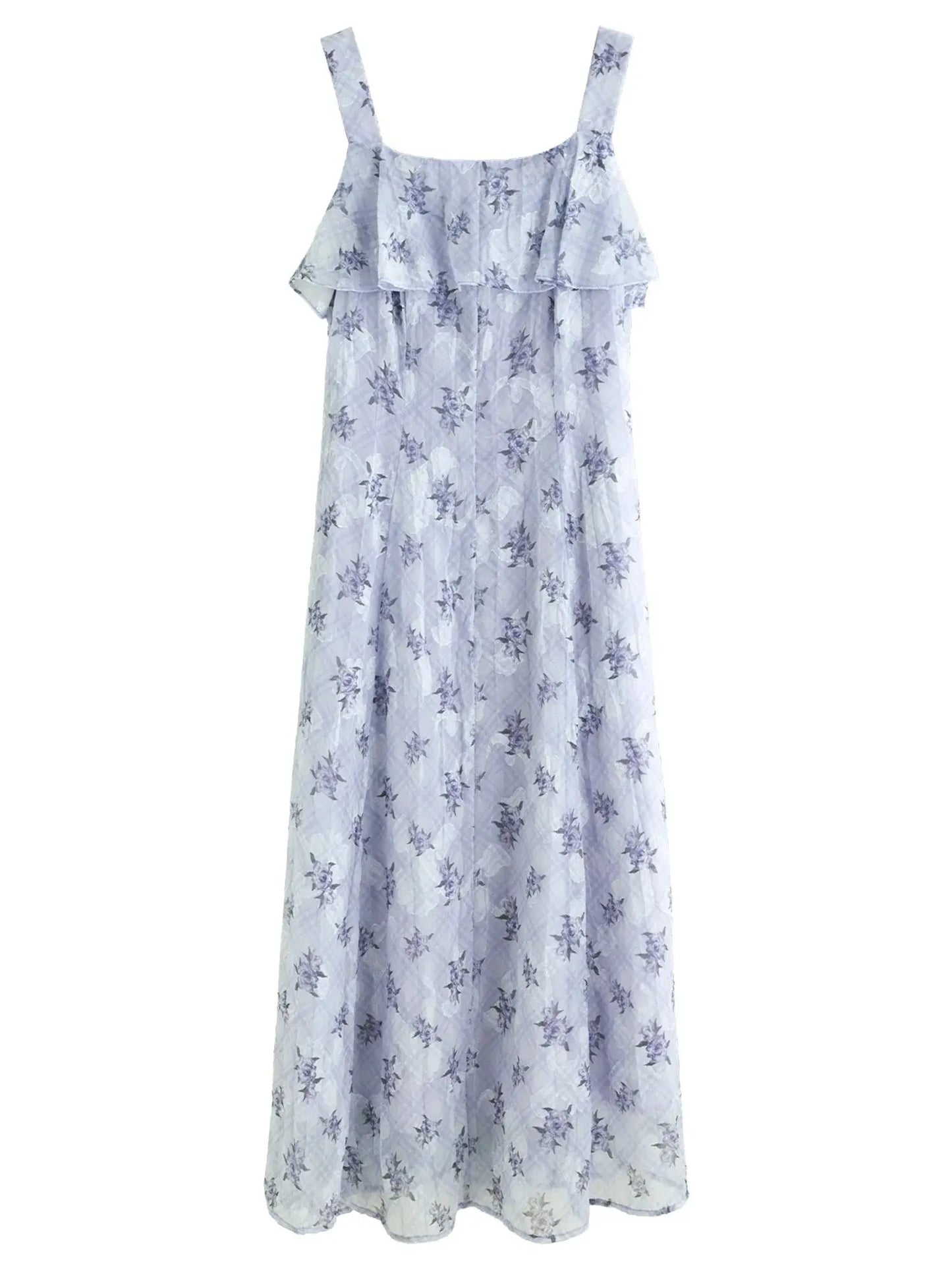 Slim-Fit French Rose Summer Dress - Loran