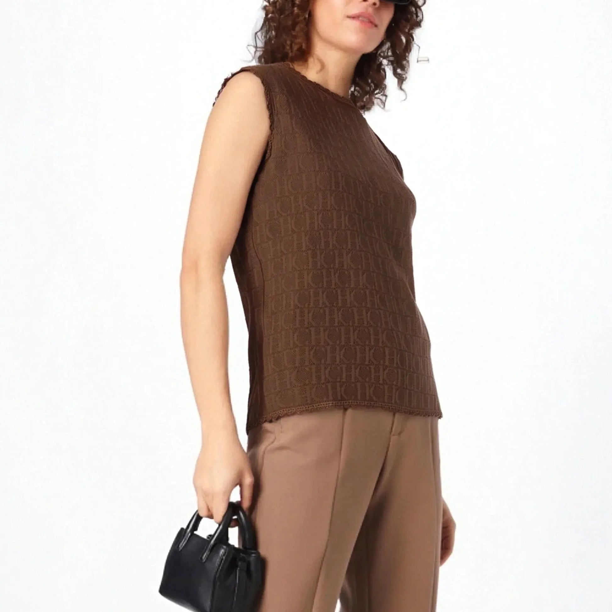 Knitted Texture Summer Tank Top - Loran