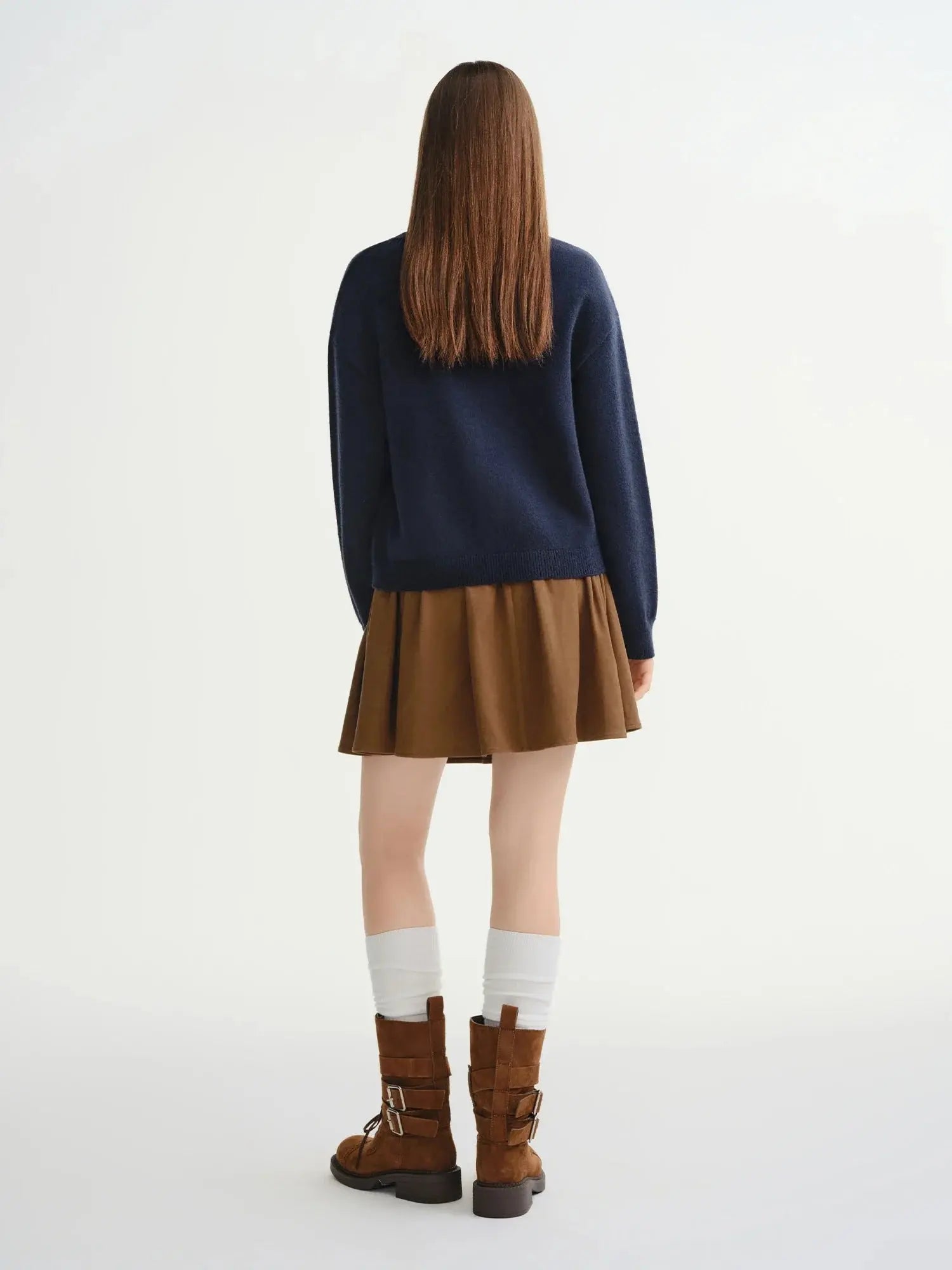 Women's Plus: Floral Knit Winter Pullover - Loran
