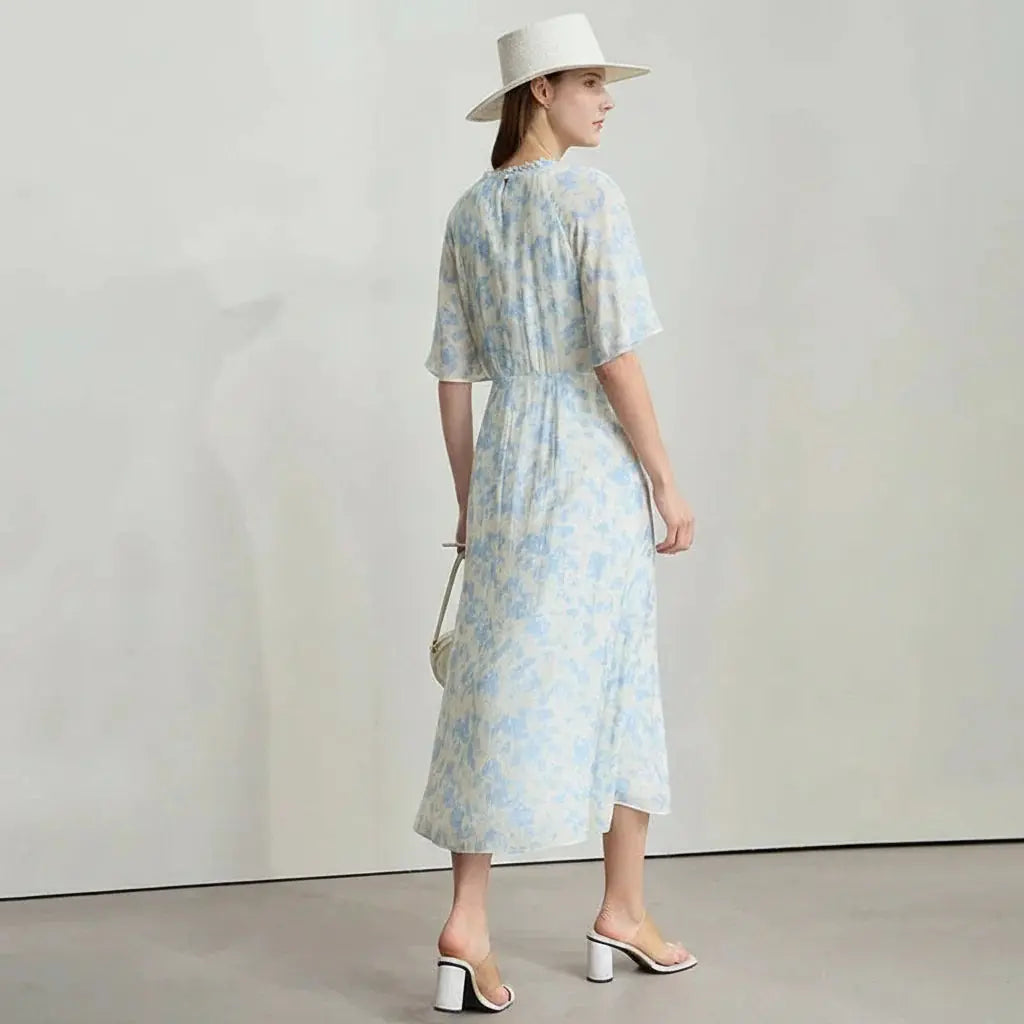 Minimalist Summer Round Neck Midi - Loran