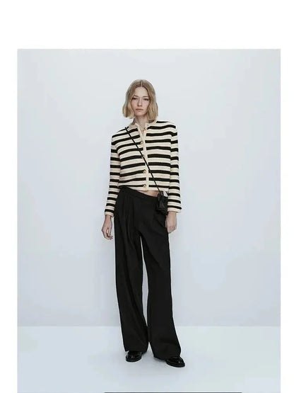 Short Button-Down Autumn Sweater LORAN STORE