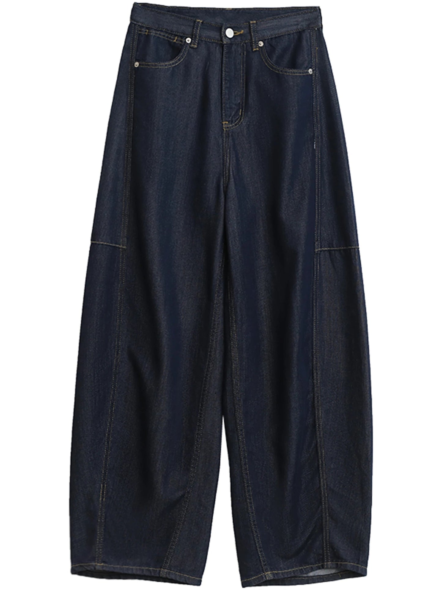 High Waist Split Hem Wide Leg Jeans Women’s Loose Denim Loran