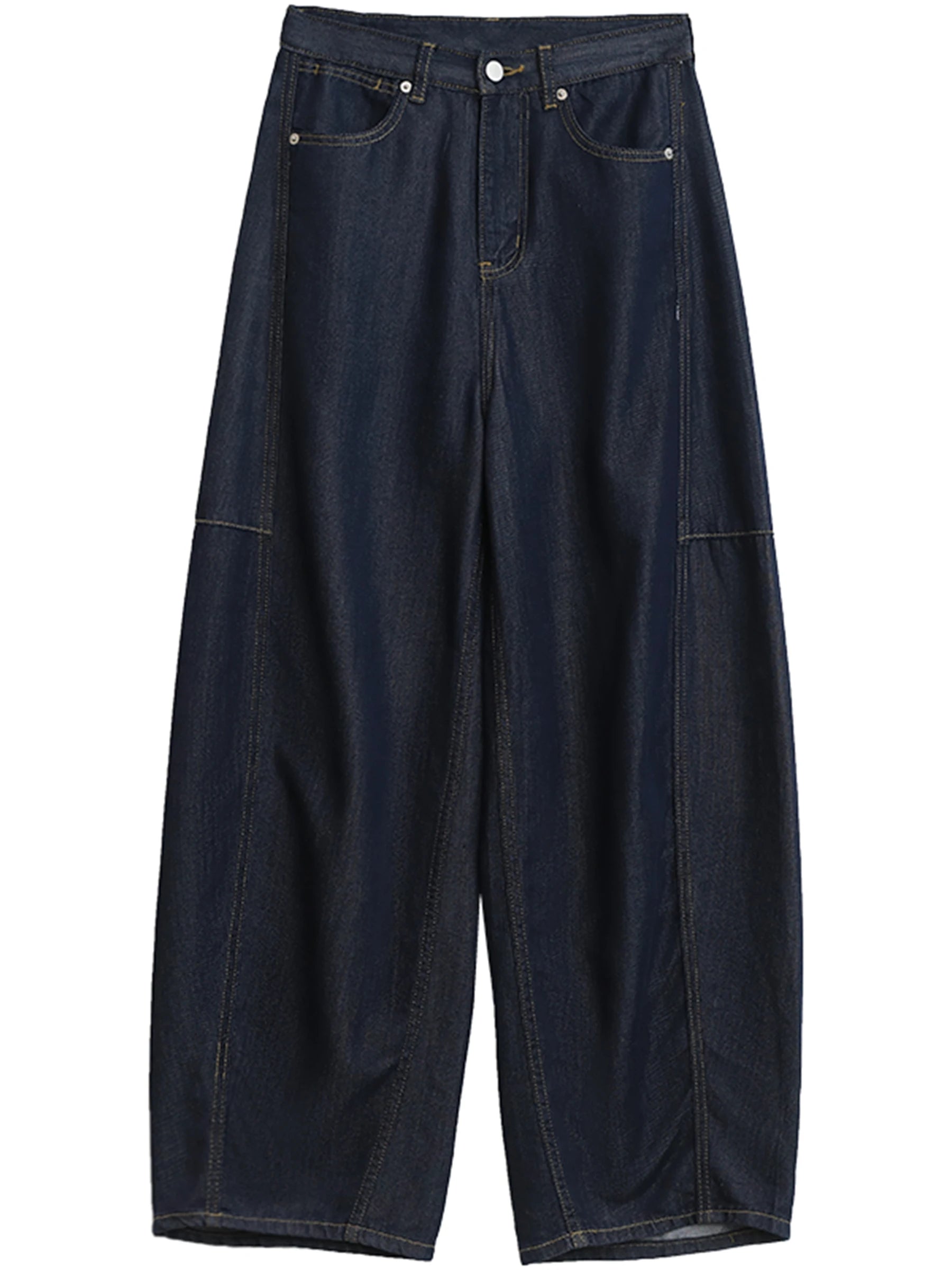 High Waist Split Hem Wide Leg Jeans Women’s Loose Denim Loran