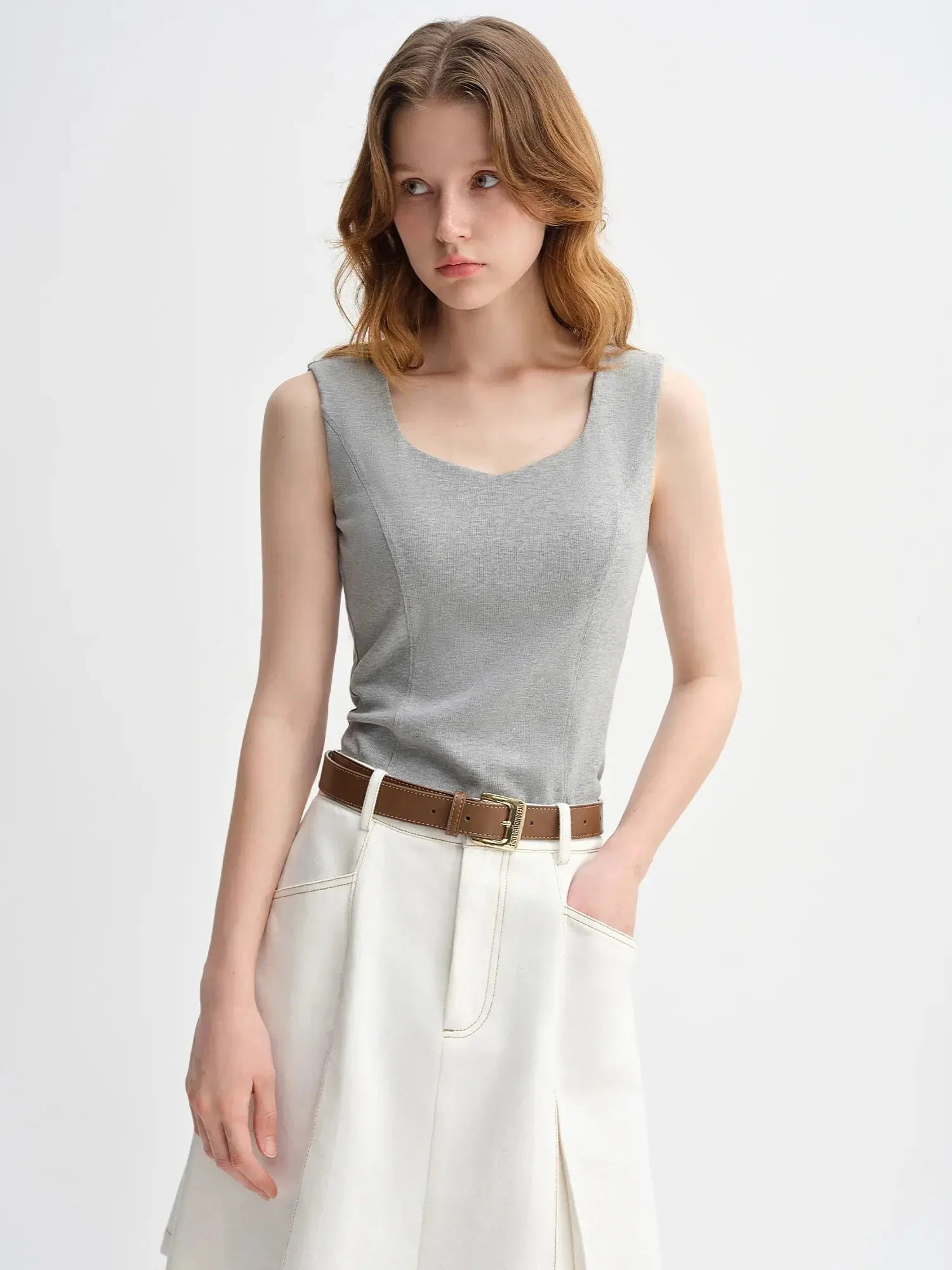Plus-Size Fitted Tank LORAN STORE