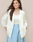 Cool Commuter Plus Size Long Sleeve Blazer