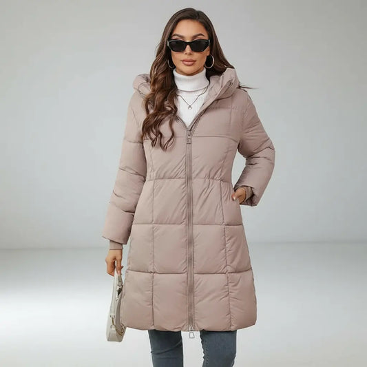 Women's Casual Thick Down Cotton Short Coat for Winter - Loran