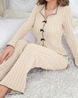 Women's Autumn Winter Long Pajama Set