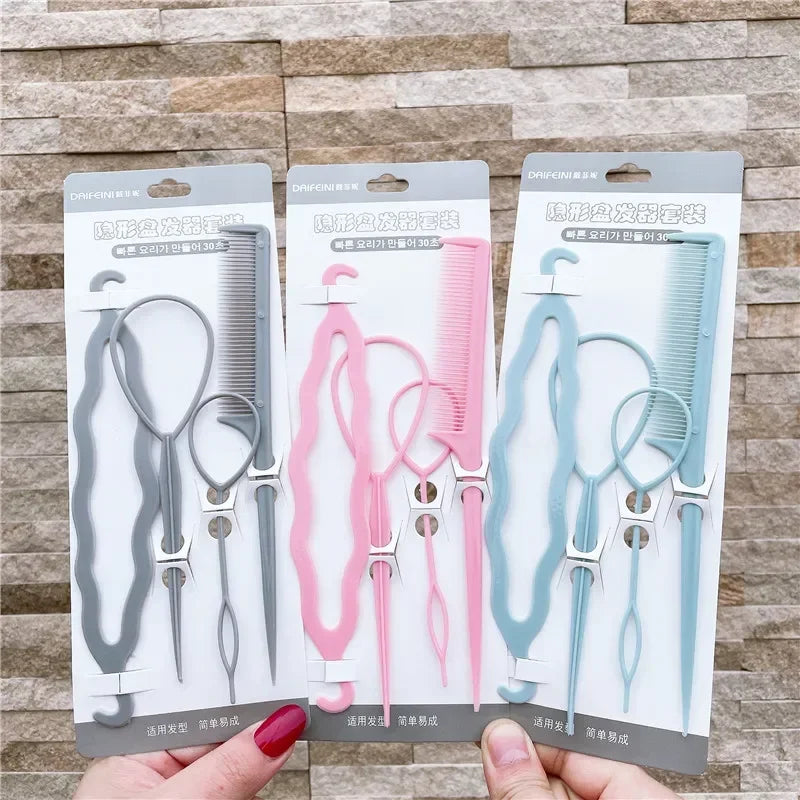 Magic Hair Styling Tools & Braiding Accessories Set