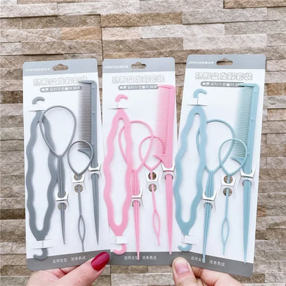 Magic Hair Styling Tools & Braiding Accessories Set