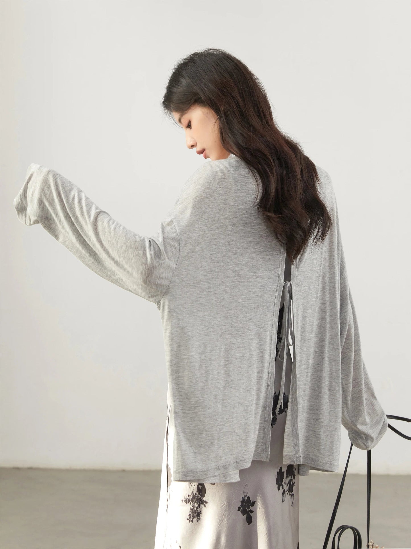 Lace-Up Summer Cardigan Sun Protection Shawl Coat Loran