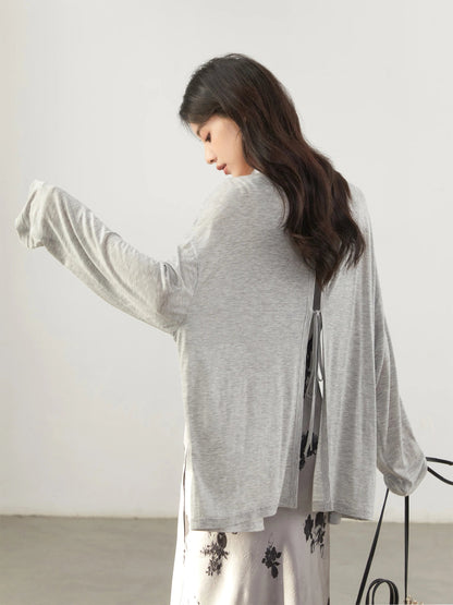 Lace-Up Summer Cardigan Sun Protection Shawl Coat Loran