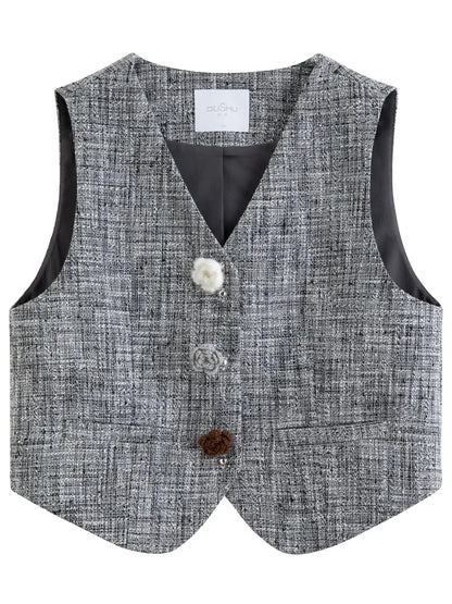 Women's Plus Size Elegant Temperament Suit | Vest & Skirt Set - Loran