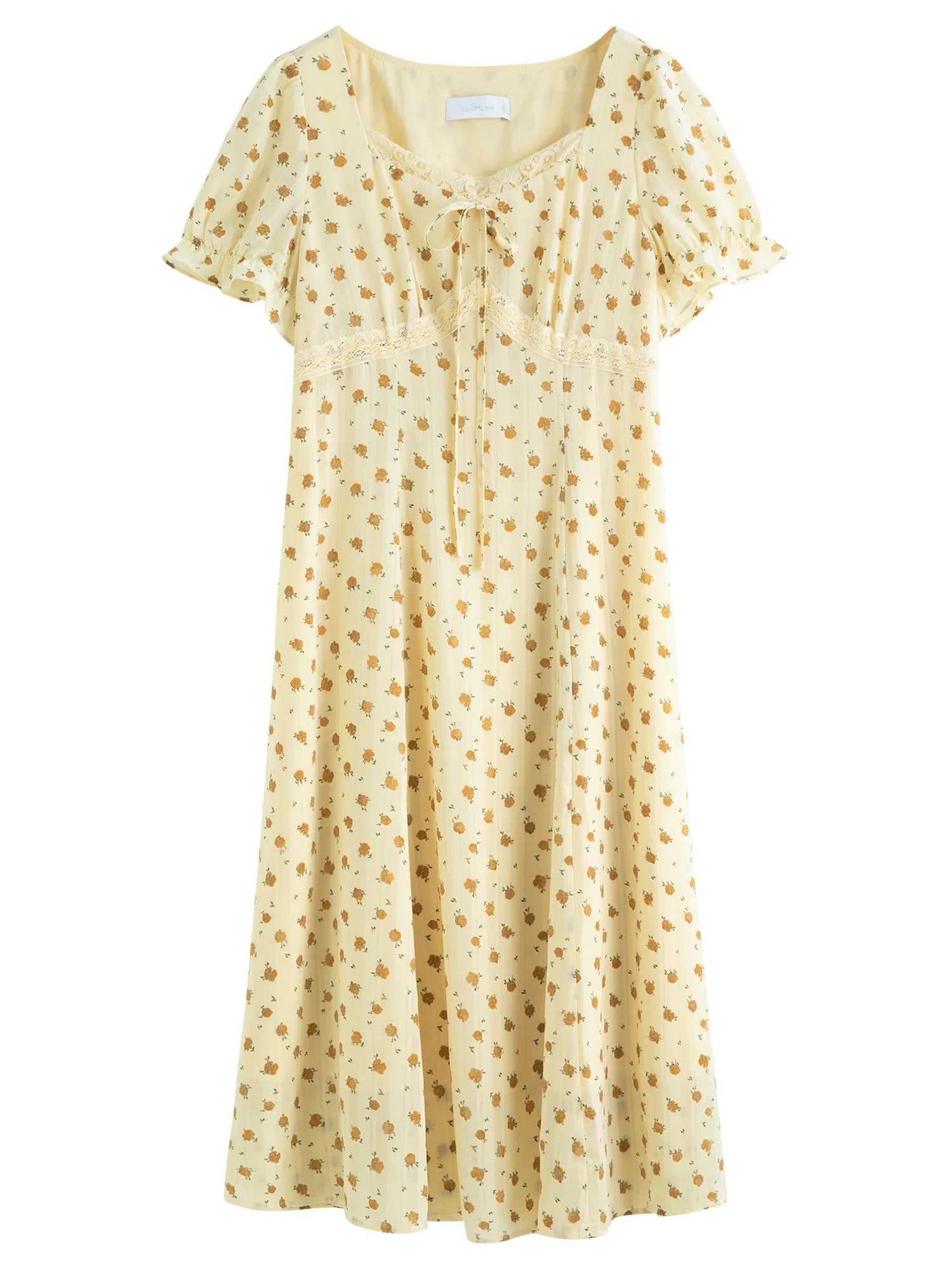 Plus Size Floral Lace Dress Tailored Summer Midi Loran