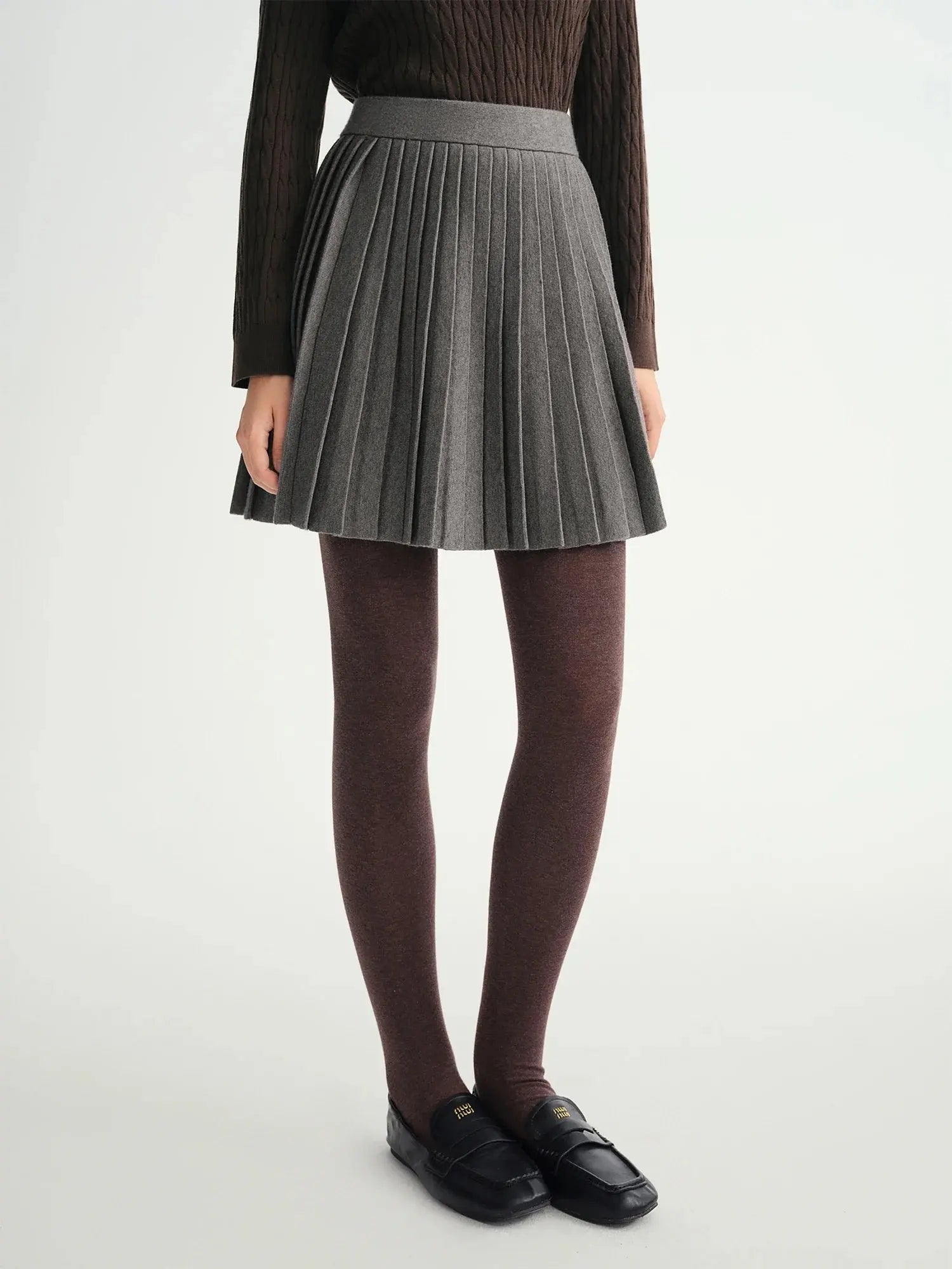 Women's Autumn/Winter Grey Knitwear Set - Loran
