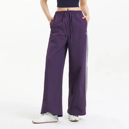 Summer Wide Leg Sporty Pants for Women - Loran
