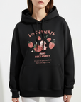 Cute Rabbit Strawberry Print Women's Hoodie