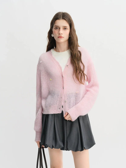 Cozy Chic Plus Size Gray Skirt for Autumn Fashion - Loran