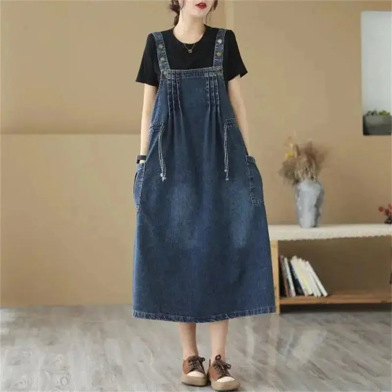 Denim Dress: Casual & Versatile Style - Loran
