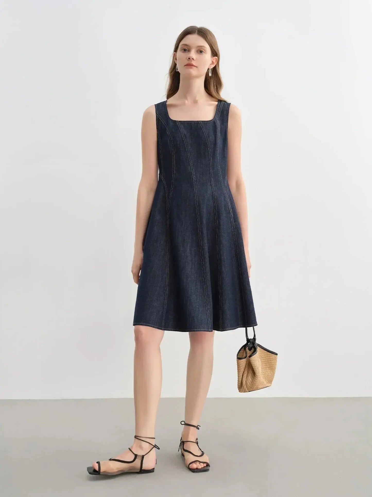 Women's Summer Plus Size Slim Denim Dress LORAN STORE