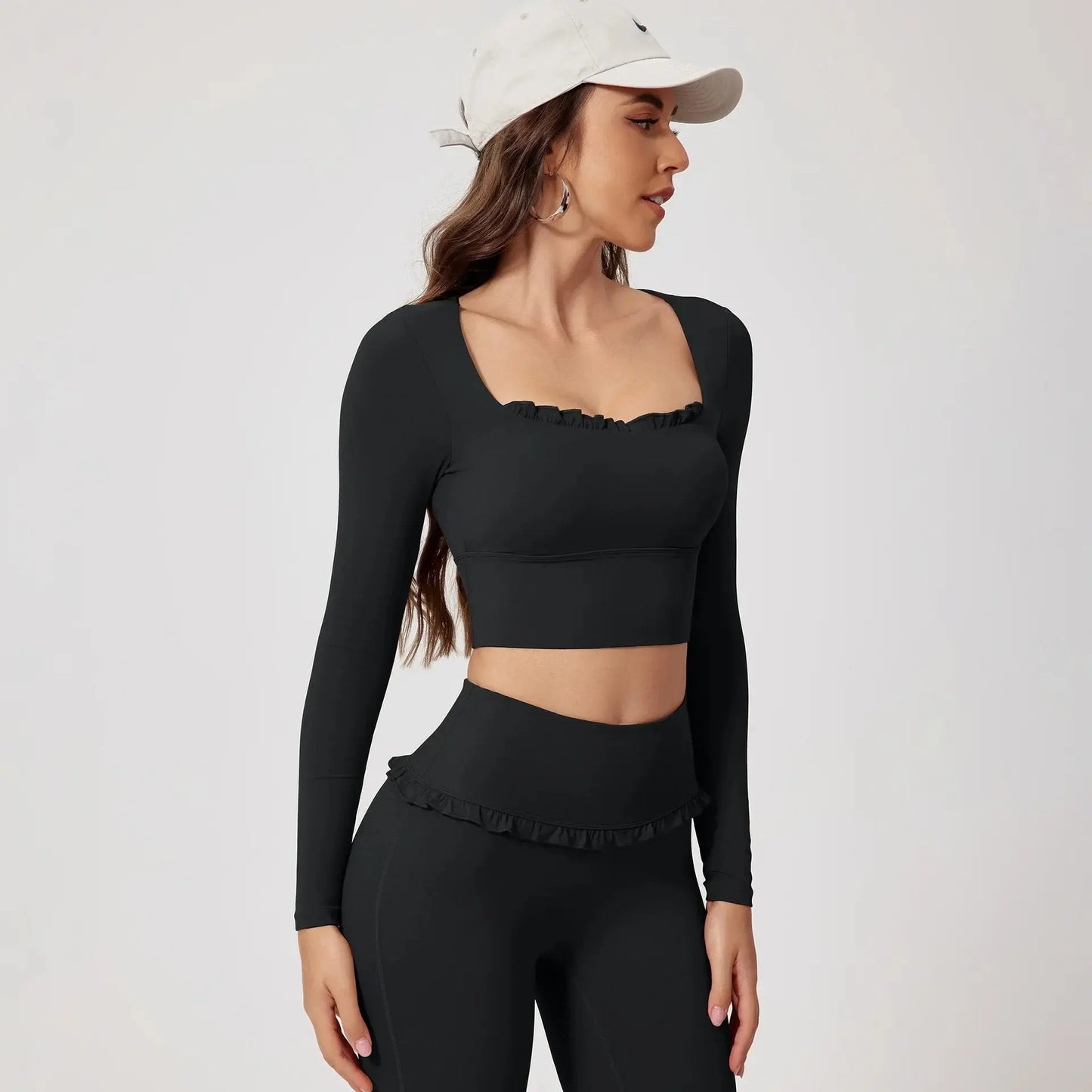 Activewear Suit: Long-Sleeve Top and Bottoms - Loran