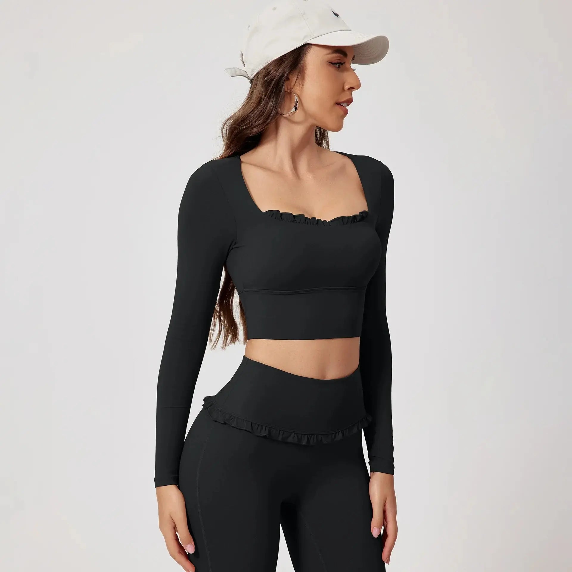 Activewear Suit: Long-Sleeve Top and Bottoms - Loran