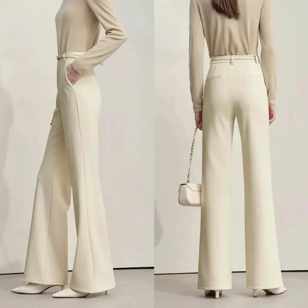 High-Waist Full-Length Pants for Women - Loran