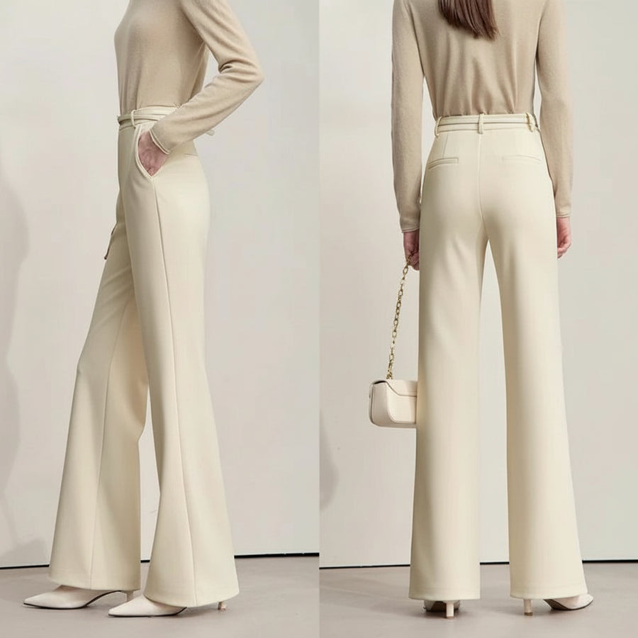 High-Waist Full-Length Pants for Women