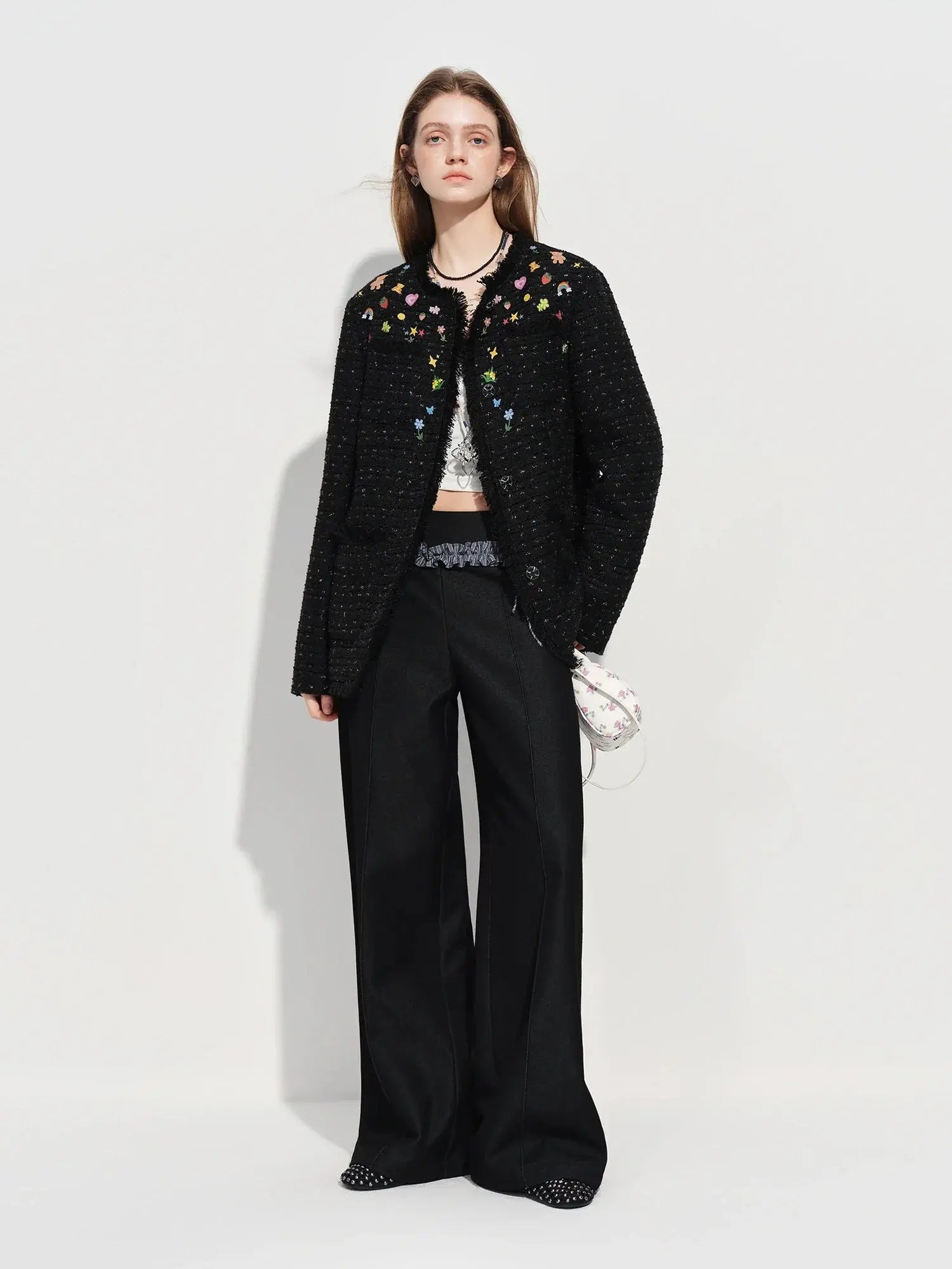 Ins-Style Hand-Painted Short Jacket LORAN STORE