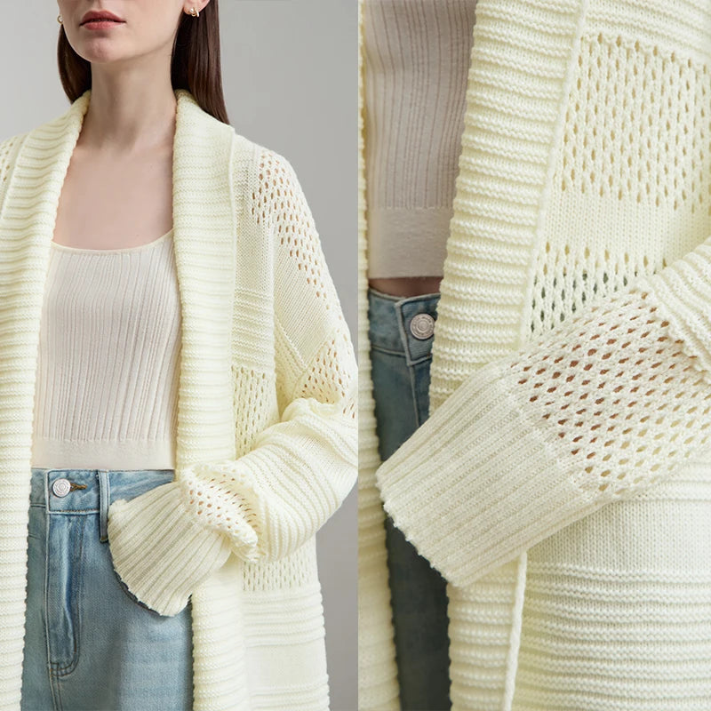 Minimalist Loose Knit Cardigan