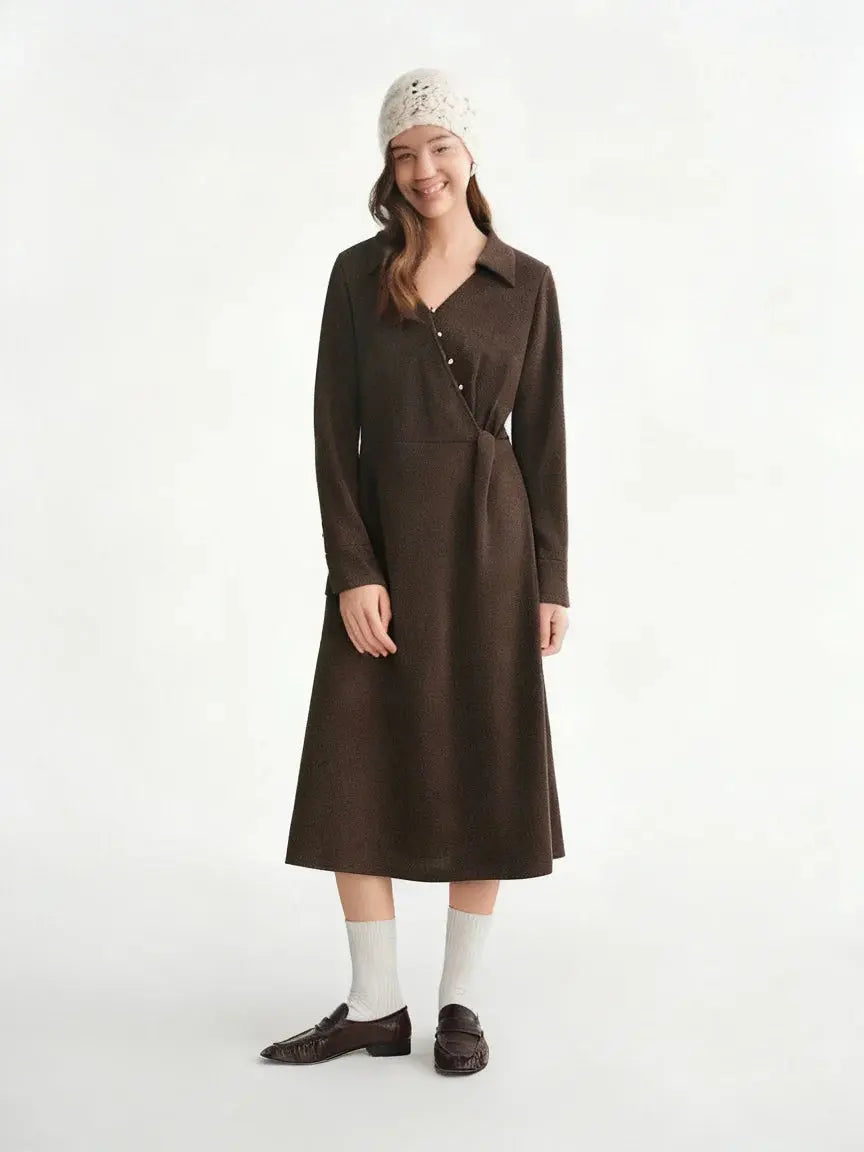 Retro European Temperament Knit Dress - Loran
