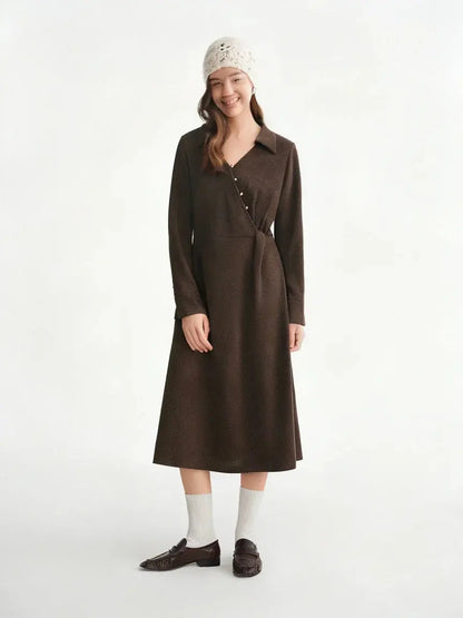 Retro European Temperament Knit Dress - Loran