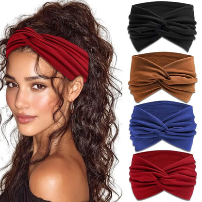 Women's Non-Slip Sports Headbands Soft & Elastic