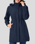 Women's Waterproof Fleece-Lined Hooded Parka