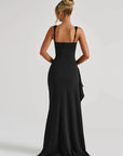 Chic Strappy Backless President's Dress