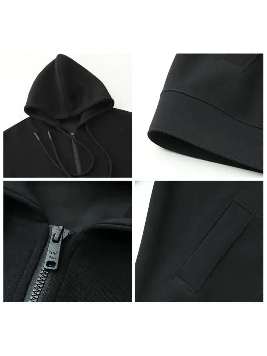 Women's Casual Loose Solid Hooded Overcoat - Loran