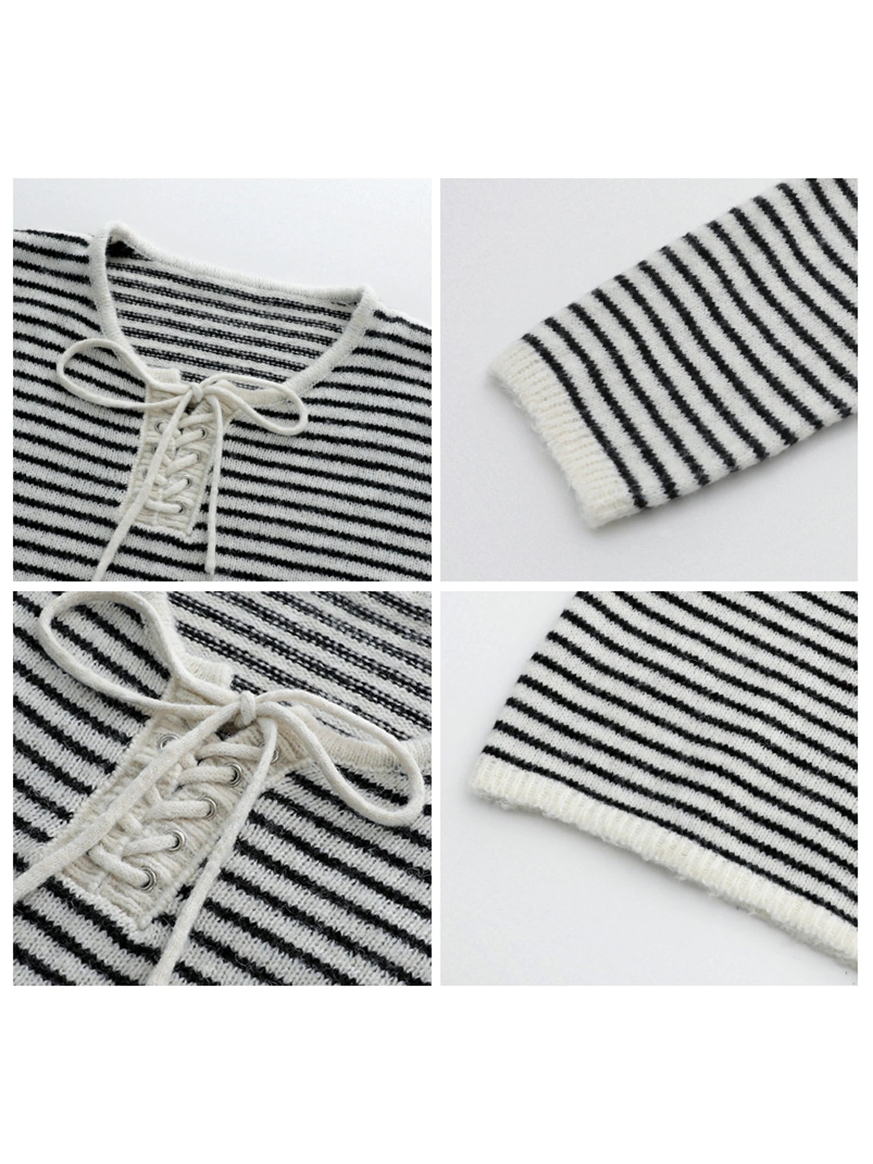 Retro Striped Pullover Loose Autumn & Winter Jumper Loran