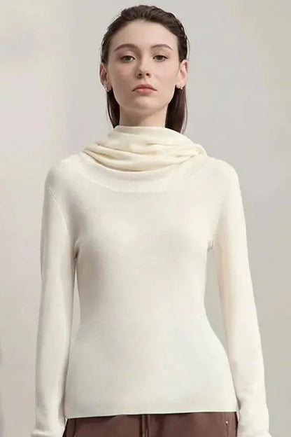 Women’s Slim Knitted Pullover | Minimalist Autumn Sweater LORAN STORE