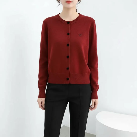 Vintage Love Button Knit Cardigan - Loran