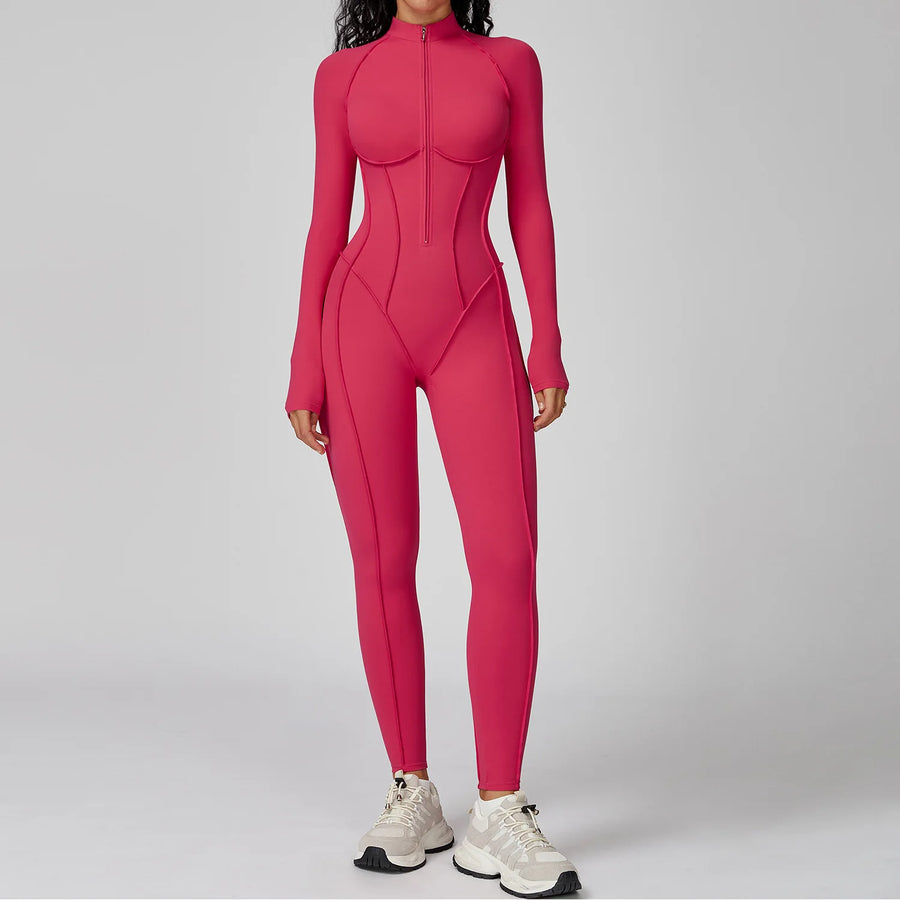 Sport Bodysuit Jumpsuit for Women's Fitness