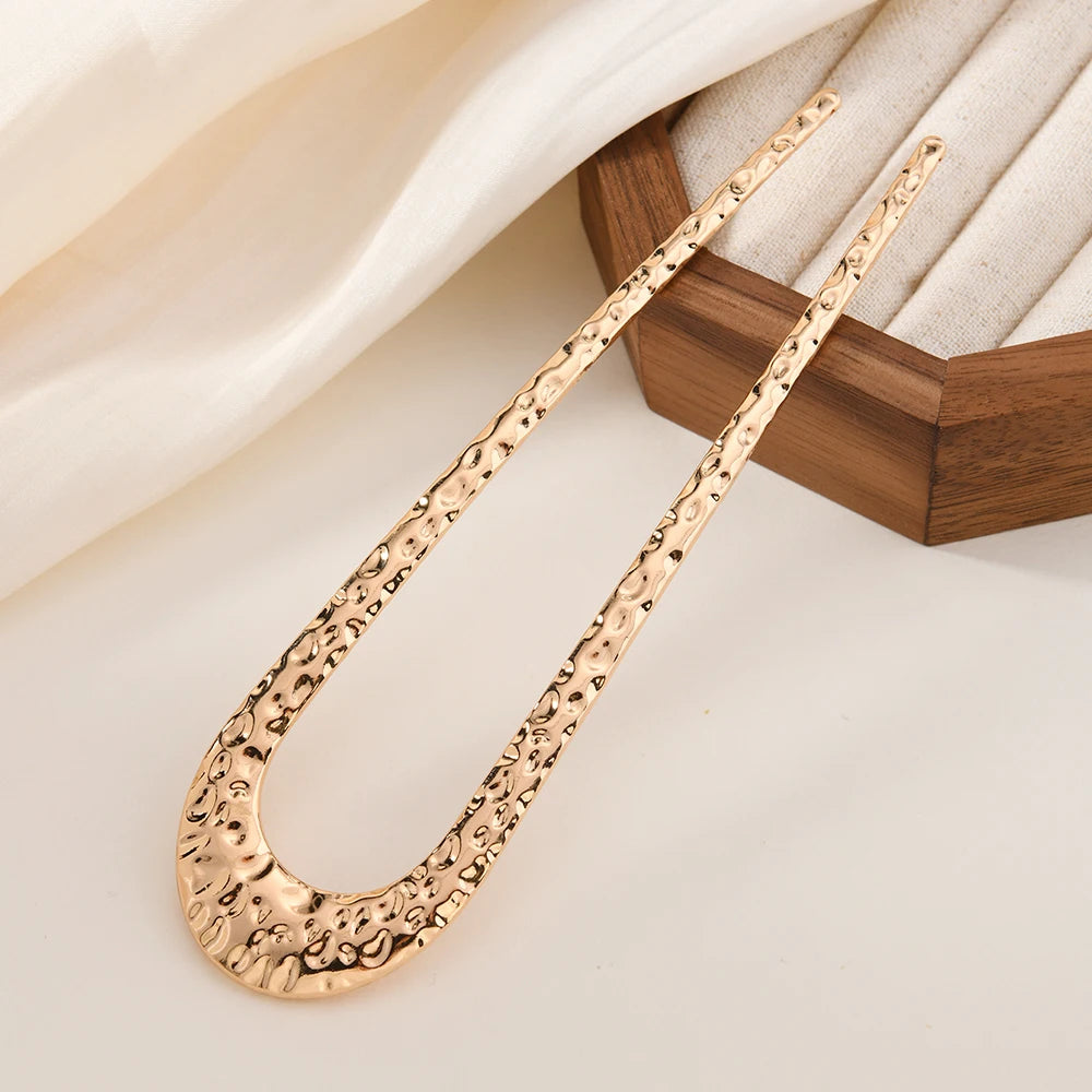 Alloy U-Shaped Chic & Versatile Women's Hair Clip