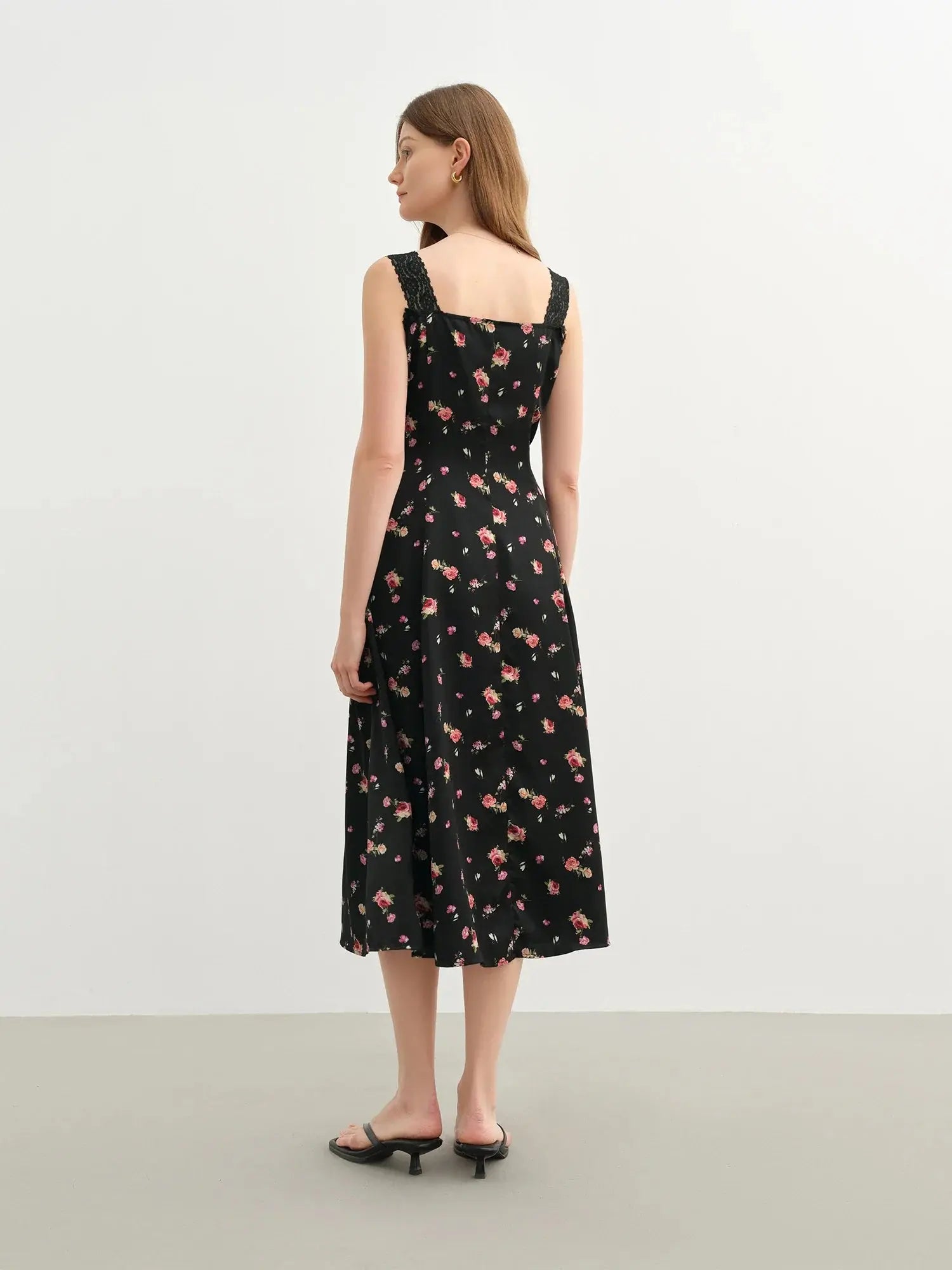 Elegant Plus-Size Strapless Lace Dress - Loran