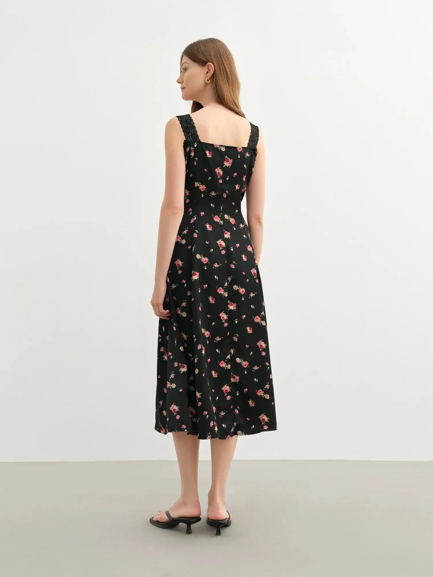 Elegant Plus-Size Strapless Lace Dress - Loran