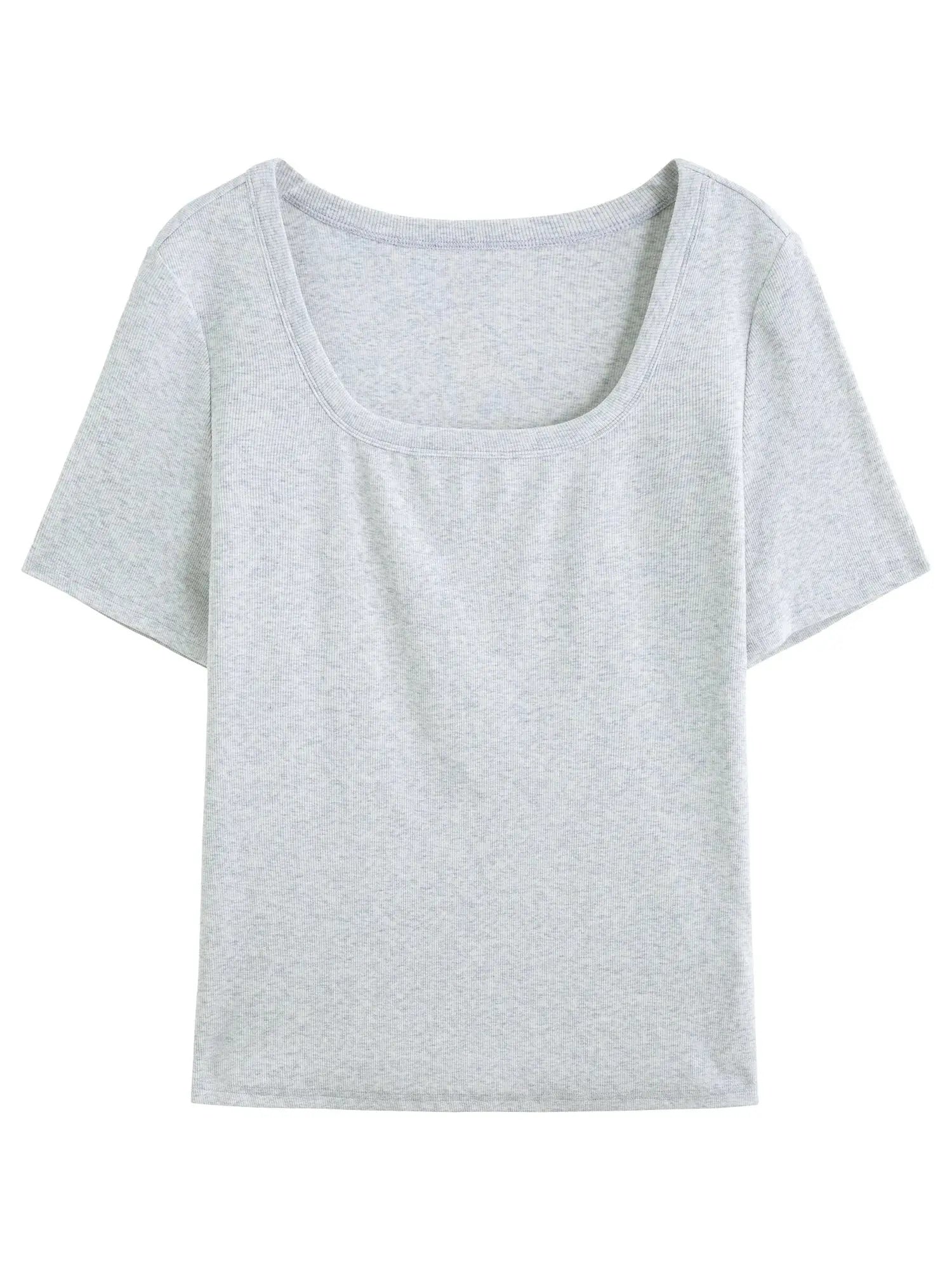 High-Stretch V/U Neck Tee Loran