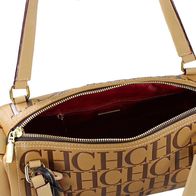CH Large Capacity Women's Bucket Bag Classic Print