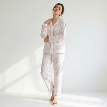 Women's Warm Winter Pajamas Set